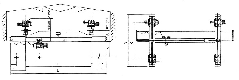 explosion proof suspension overhead crane